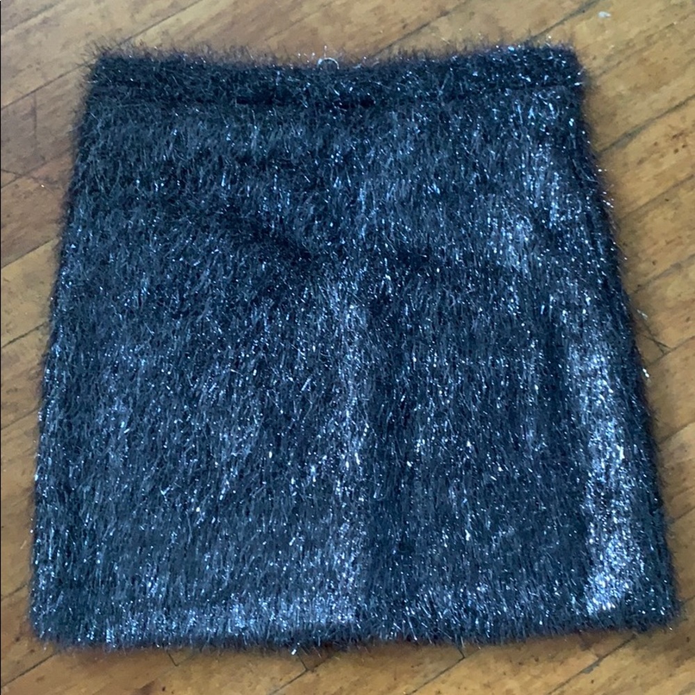 French connection size 10 silver skirt with tags